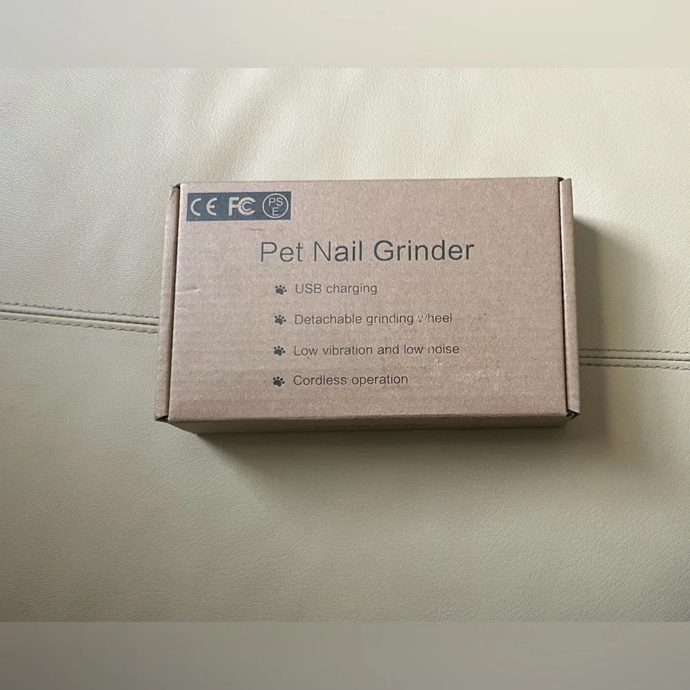 Pet Nail Grinder - USB Charging, Low Noise